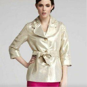 Kate Spade NY Velma Safari Gold Belted Jacket